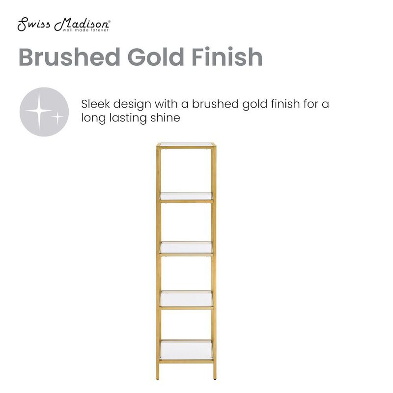 Pierre 16"x65"x14" Freestanding Linen Cabinet image number 2