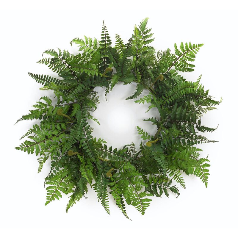 Fern Wreath – Lush and Elegant Greenery Décor for Home, Door, or Seasonal Display