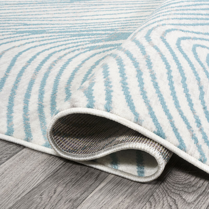 Arlo Woodgrain Geometric Area Rug