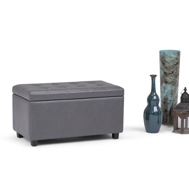 Simpli Home Cosmopolitan Storage Ottoman image number 3