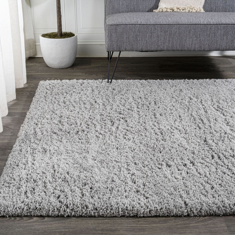 Groovy Solid Shag Area Rug