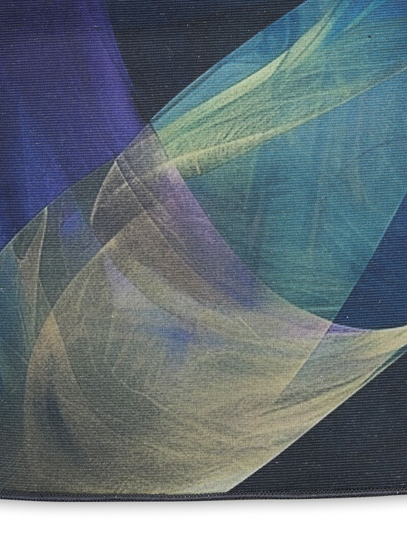 Nourison Washables NWB16 Turquoise/Multicolor 6' x 9' Rug