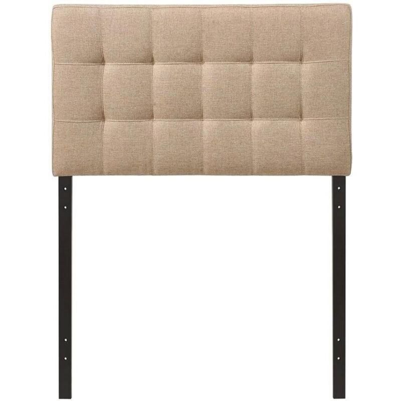 Twin Size Modern Fabric Tufted Upholstered Headboard for Sleek and Stylish Bedroom Design image number 3