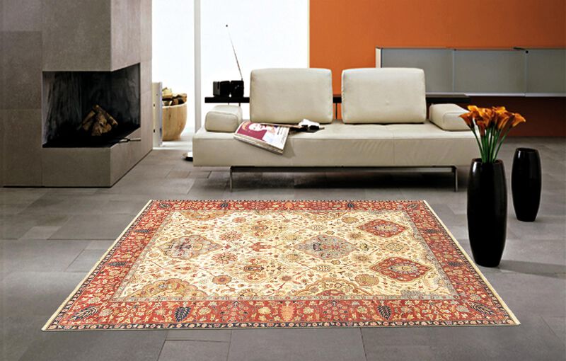 Pasargad Home Azerbaijan Hand-Knotted Lamb's Wool Area Rug image number 3