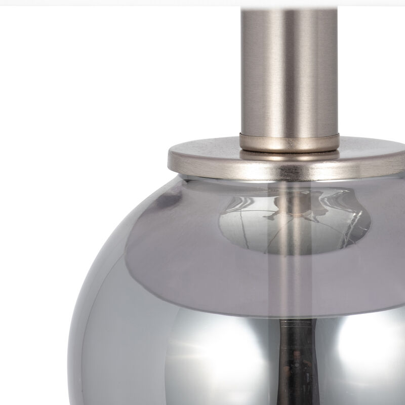 Glass 28" Orbs Table Lamp, Smoke image number 3