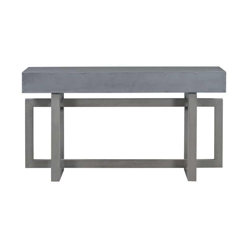 Merax Modern Console Table with Three Drawers