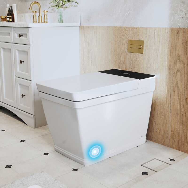 Smart Toilet with Wide Seat, Large Bowl, Remote Control and Instant Heating image number 1