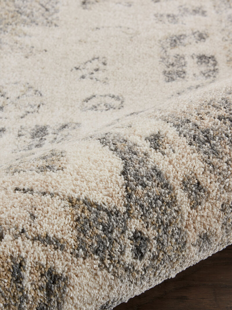 Fusion FSS11 Cream/Gray 9'6" x 13' Rug