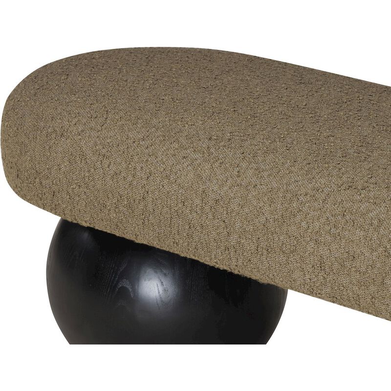 Meridian Furniture Bowie Olive Bench