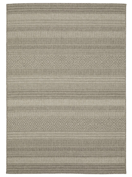 Caicos 3'3" x 5' Grey Rug