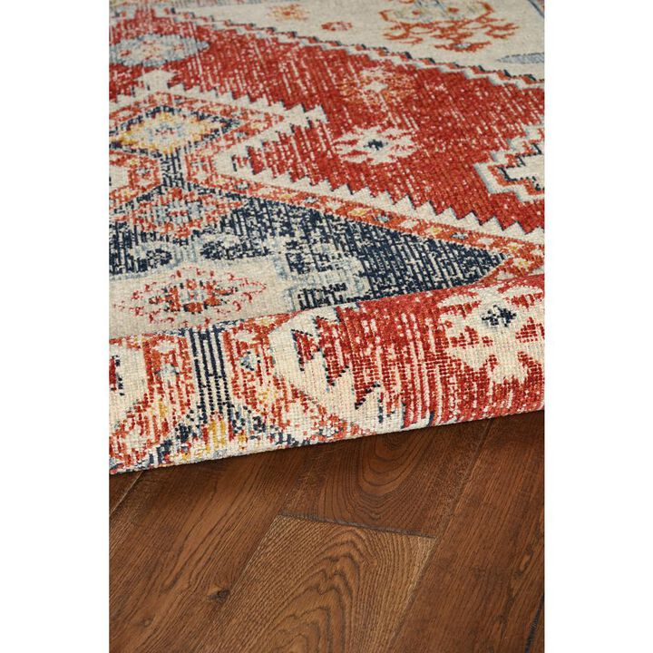 Linon Great Zero Koble Ivory & Rust, Rug