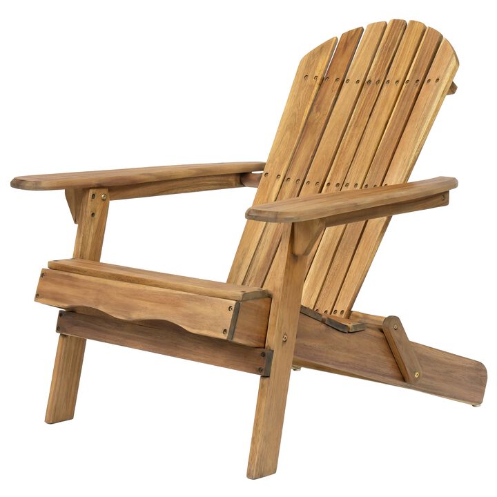 Hivvago Adirondack Chair with Wide Armrests