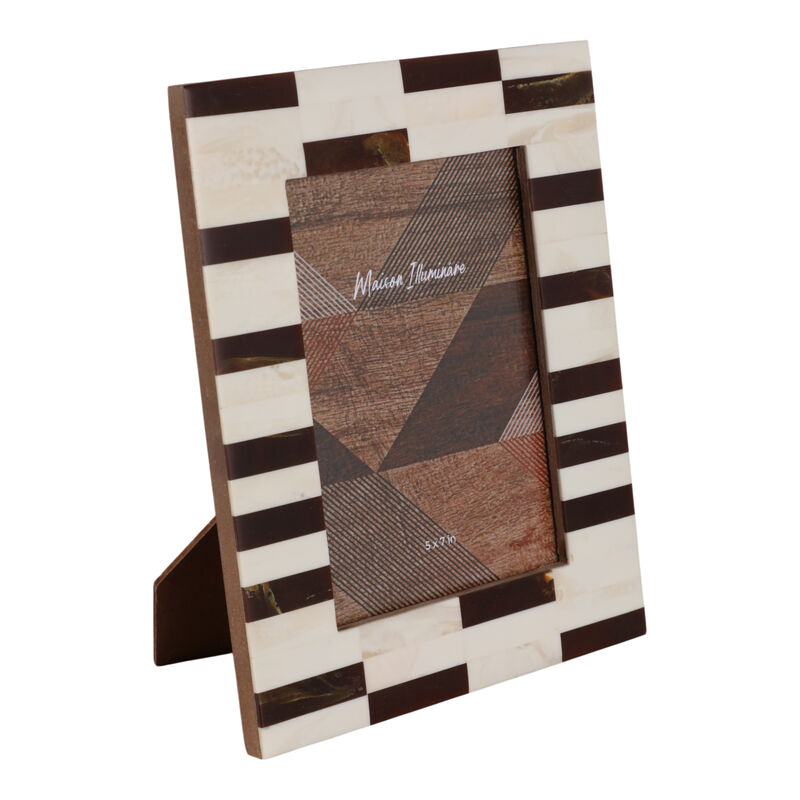 5x7 Small Stripe Photo Frame image number 1
