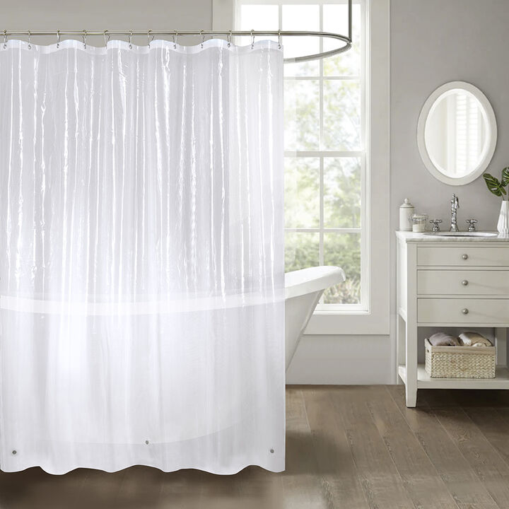 RT Designers Collection Home 3 Gauge Peva Stylish Shower Curtain Liner 70" x 72" Frosted