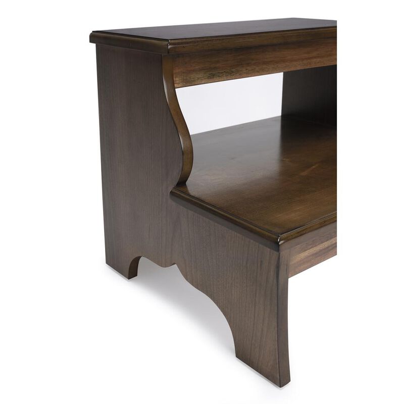 Butler Specialty Melrose Praline Step Stool, Dark Brown image number 2