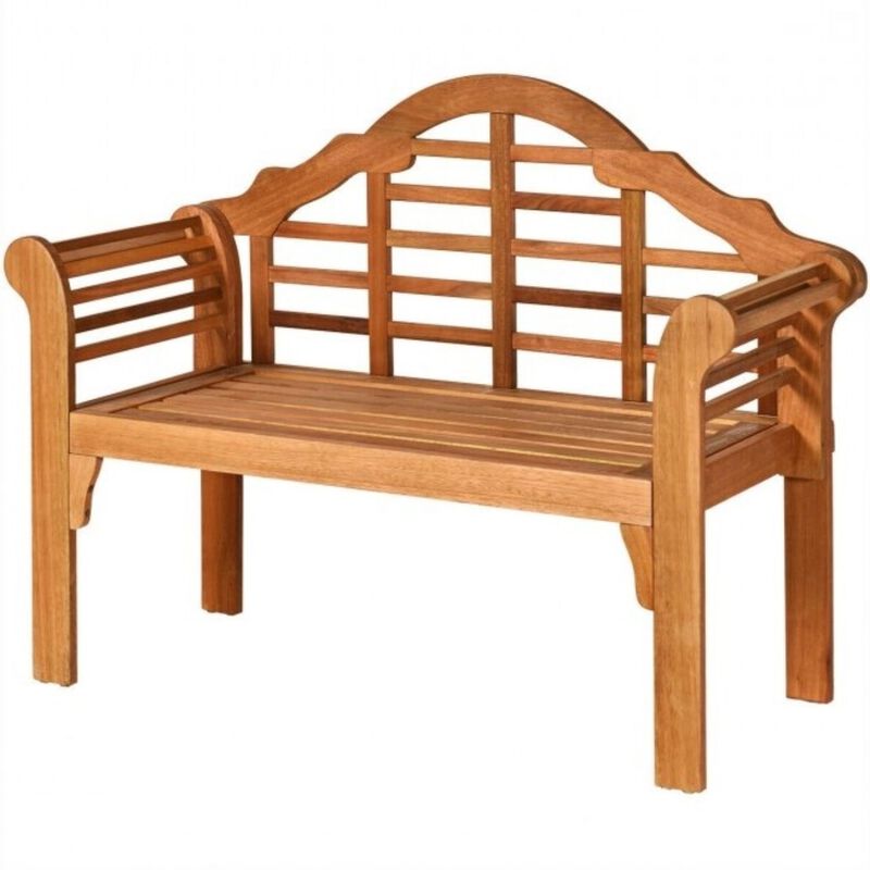 Hivvago FarmHome Folding 2 Seater Garden Eucalyptus Bench