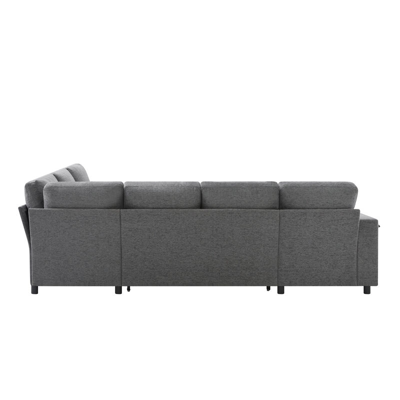 Spesi U-Shaped Convertible Sectional image number 8