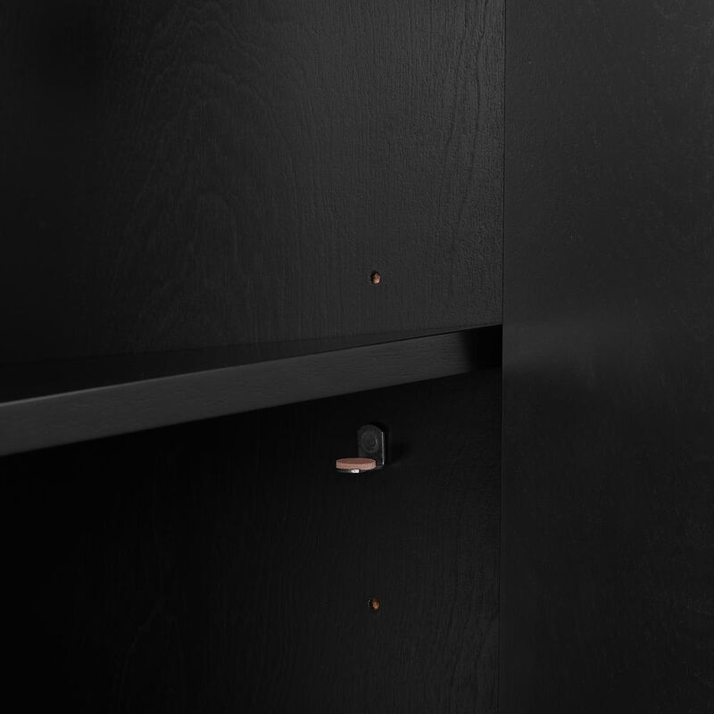 Crosley Furniture Blair Sideboard Matte Black/Gold