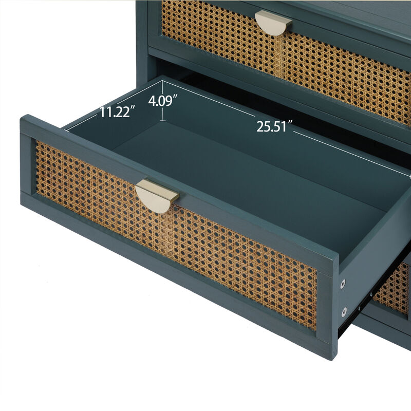 Streamdale Natural Rattan 3-Drawer Cabinet image number 6