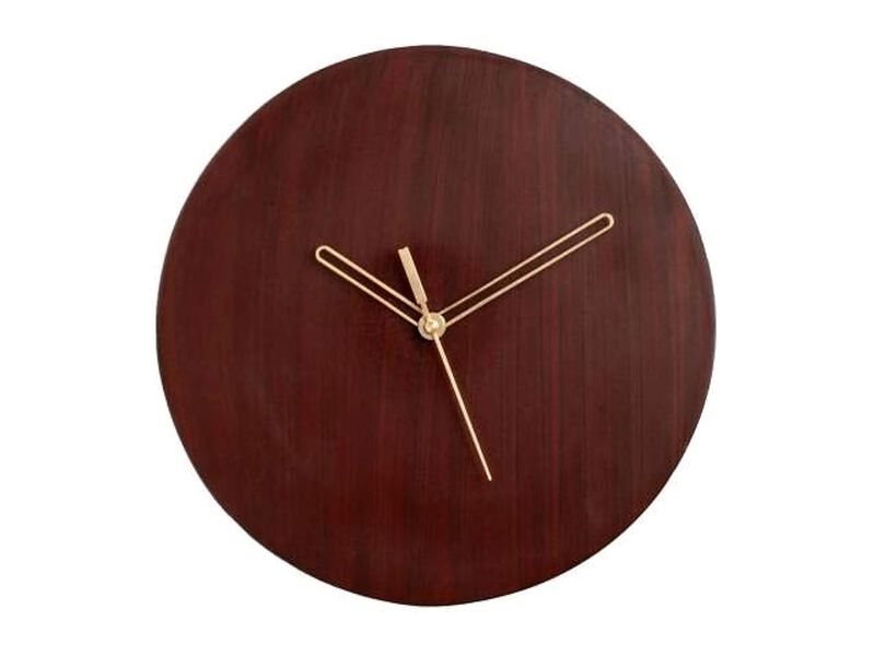 Rosewood Wall Clock Home Decor image number 0