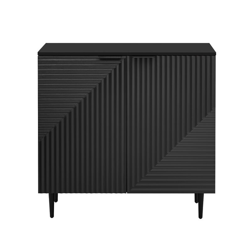 Merax Modern Minimalist Side Cabinet with Ample Storage