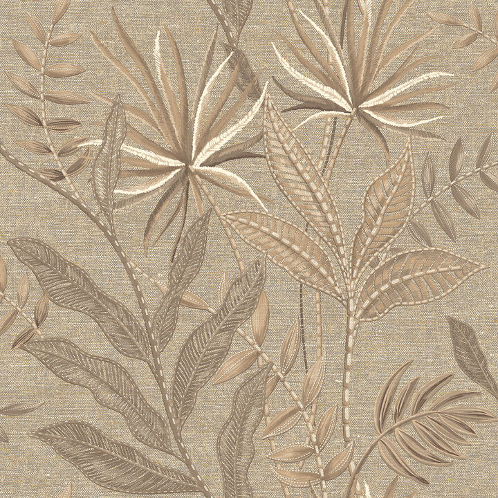 Stitched Savannah Wallpaper