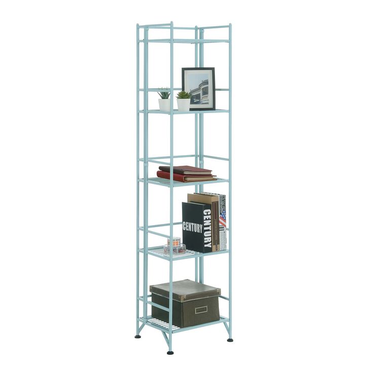 Xtra Storage 5 Tier Folding Metal Shelf