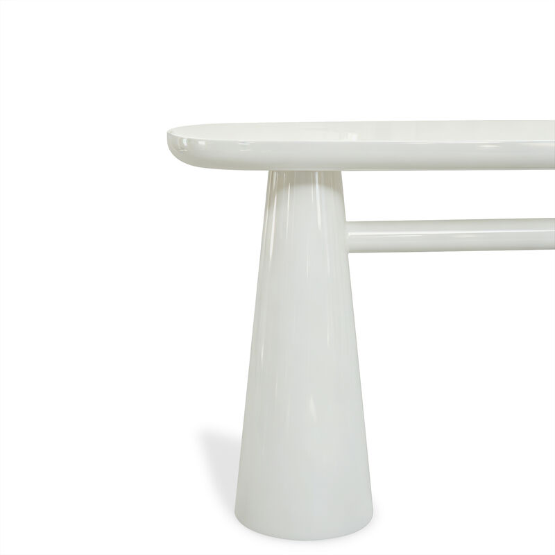 Baila Cream Gloss Lacquer Console Table image number 3