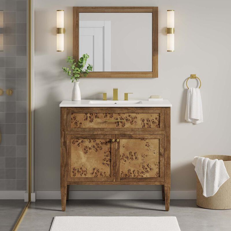 Modway Elysian 36 Wood Bathroom Vanity image number 1