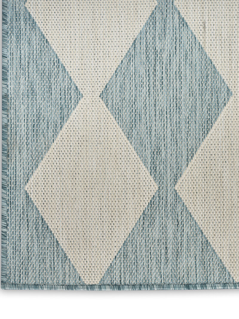 Positano POS04 Aqua 2'2" x 10' Rug image number 3