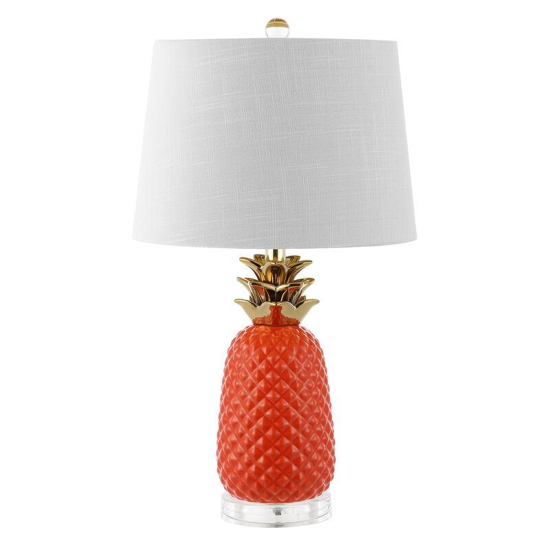 Pineapple Ceramic LED Table Lamp