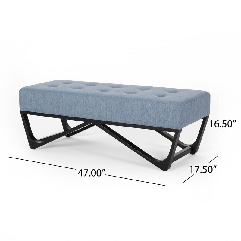 Merax Button-Tufted Ottoman Bench