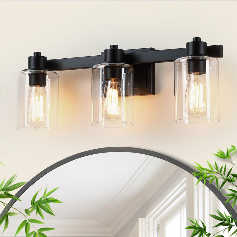 22" Modern 3-Light Dimmable Indoor Wall Sconce image number 1