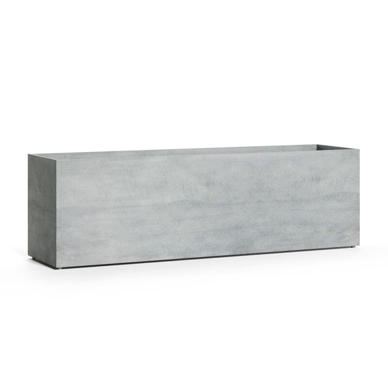 COSAPOTS Lonno Long Rectangular Planter - Fiberglass Indoor/Outdoor and Weather-Resistant Extra Large Planter