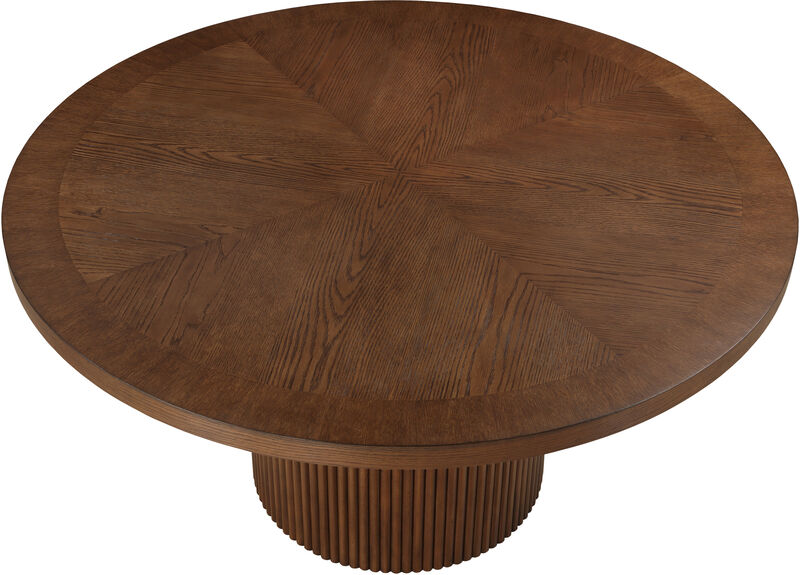 Meridian Furniture Belinda Brown Oak Veneer Dining Table
