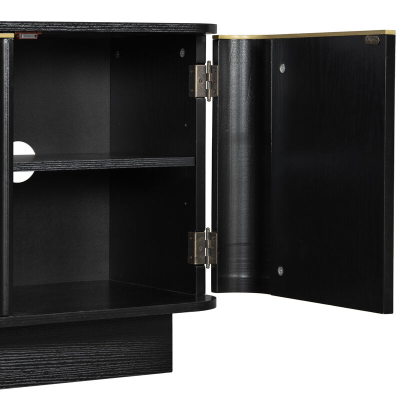 Glagta Mid-Century Modern TV Stand image number 5