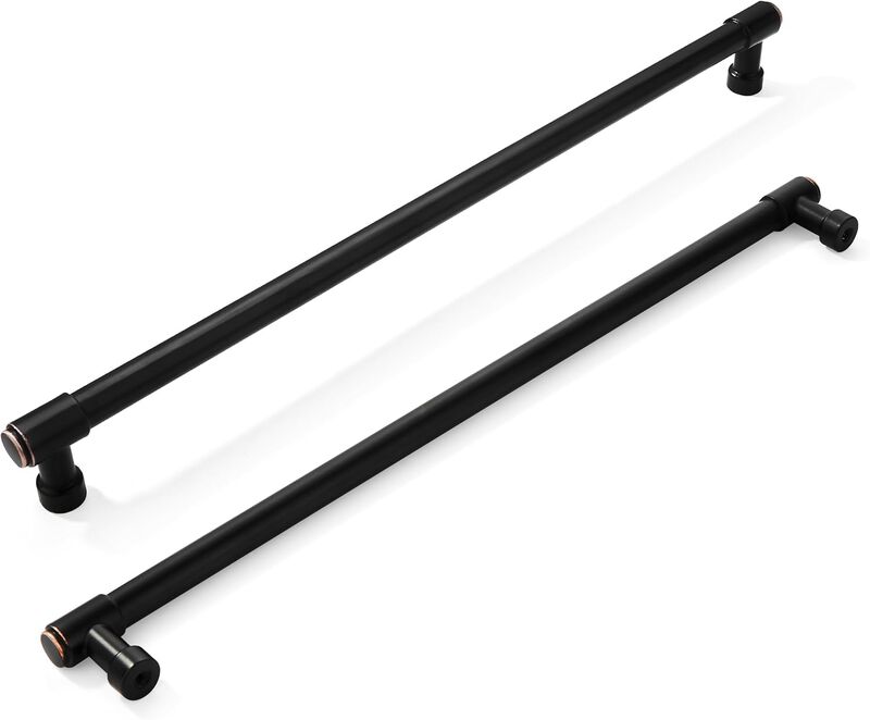 khtumeware 10 Pack Oil Rubbed Bronze Cabinet Pulls 8 Inch(203mm) Hole Centers Kitchen Cabinet Handles Cabinet Hardware Kitchen H