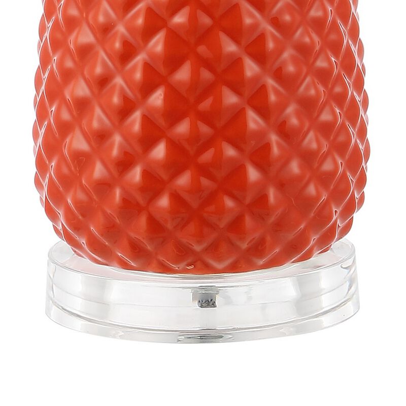 Pineapple Ceramic LED Table Lamp