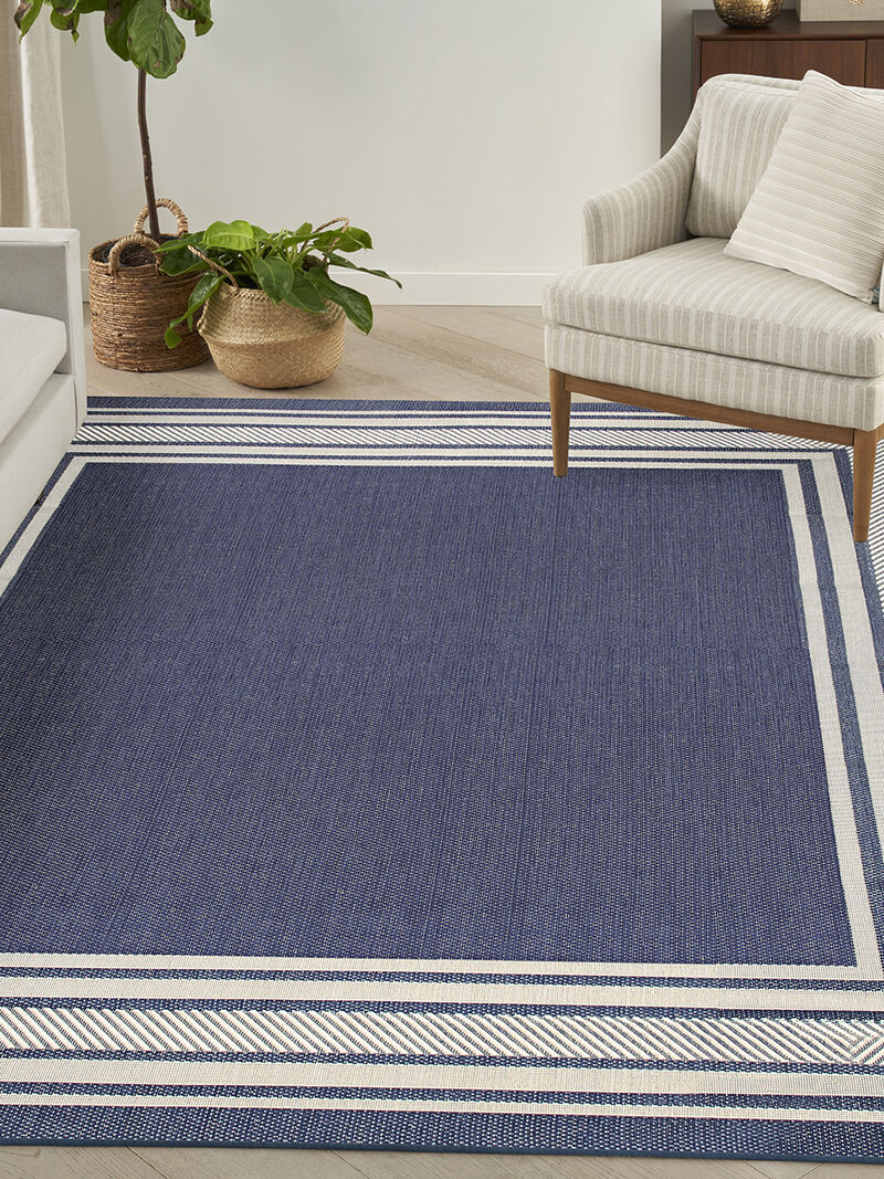 Horizon Indoor/Outdoor HOZ03 Navy 10' x 14' Rug
