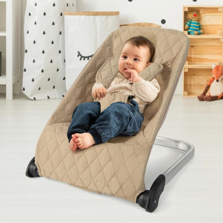 Hivvago Baby Bouncer Seat with Aluminum and Metal Frame