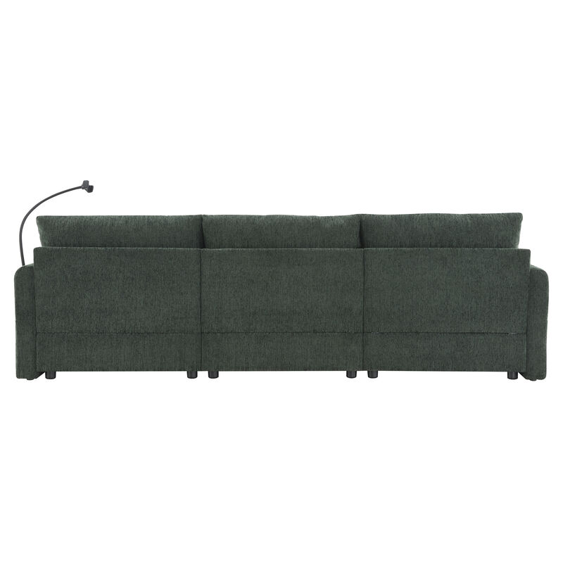 Faspil Comfy L-Shaped Sectional Sofa image number 8