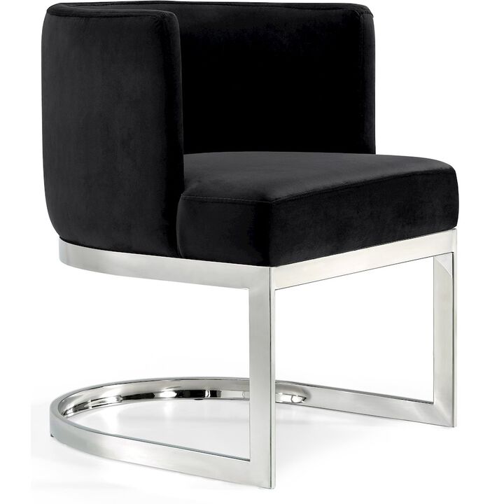 Meridian Furniture Gianna Black Velvet Dining Chair