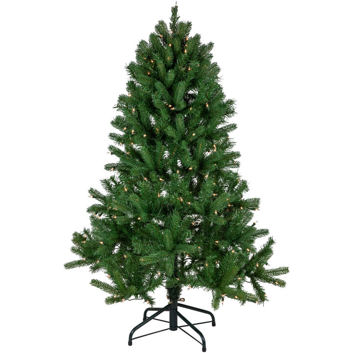 4' Pre-Lit Sierra Noble Fir Artificial Christmas Tree  Clear Lights