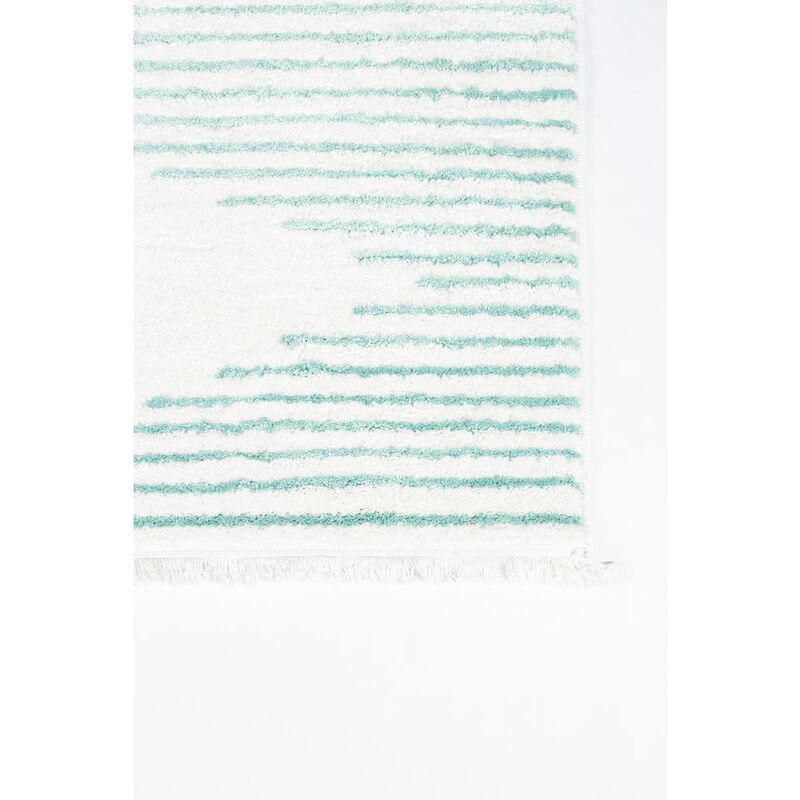 Novogratz Modern Rectangle Area Rug, Aqua, 2' X 3'
