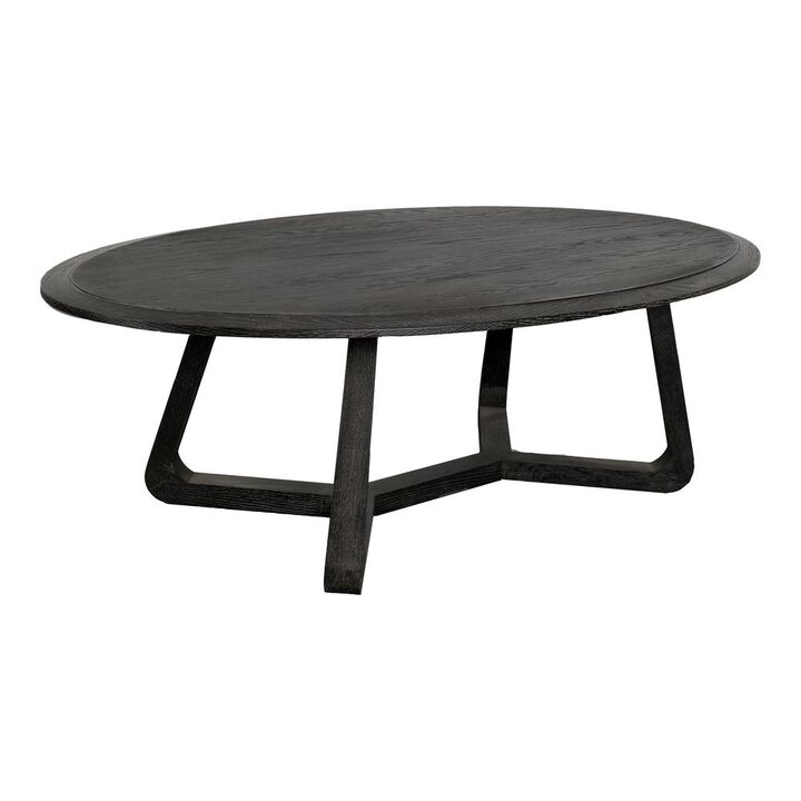 Rustic Charcoal Oak Coffee Table - Part of Nathan Collection, Belen Kox