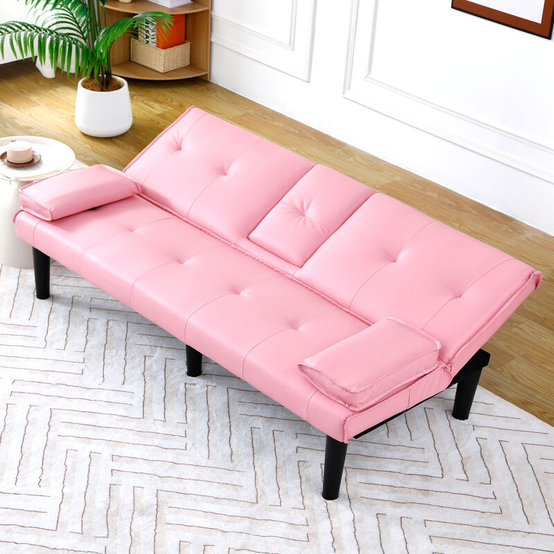 Malwin PVC multi-functional sofa bed image number 7