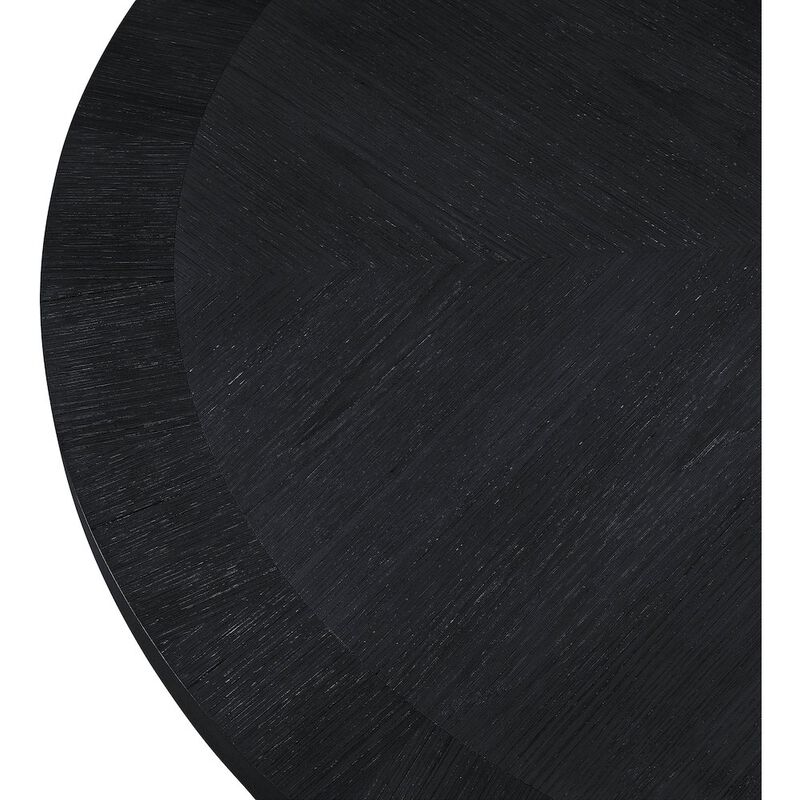 Meridian Furniture Belinda Black Oak Veneer Dining Table