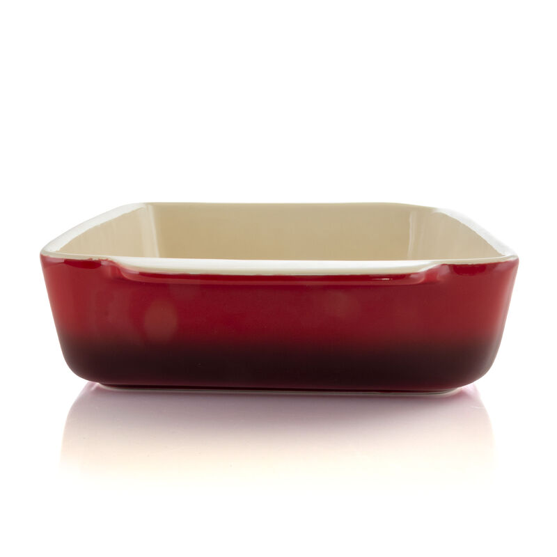 Crock Pot Artisan 4 Quart Stoneware Bake Pan in Red