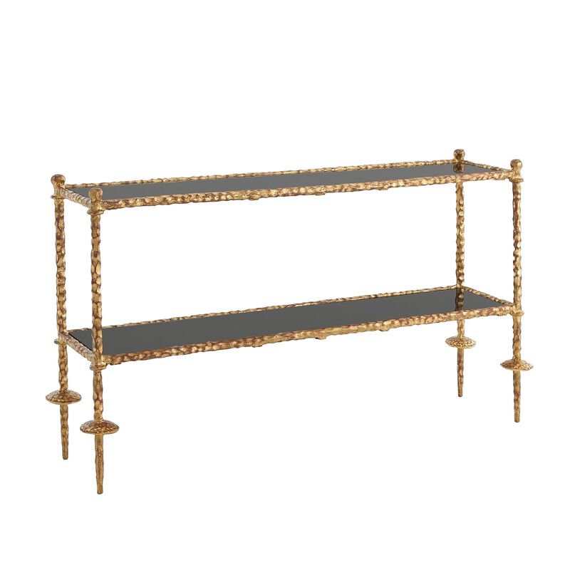 Gold Chiseled Console