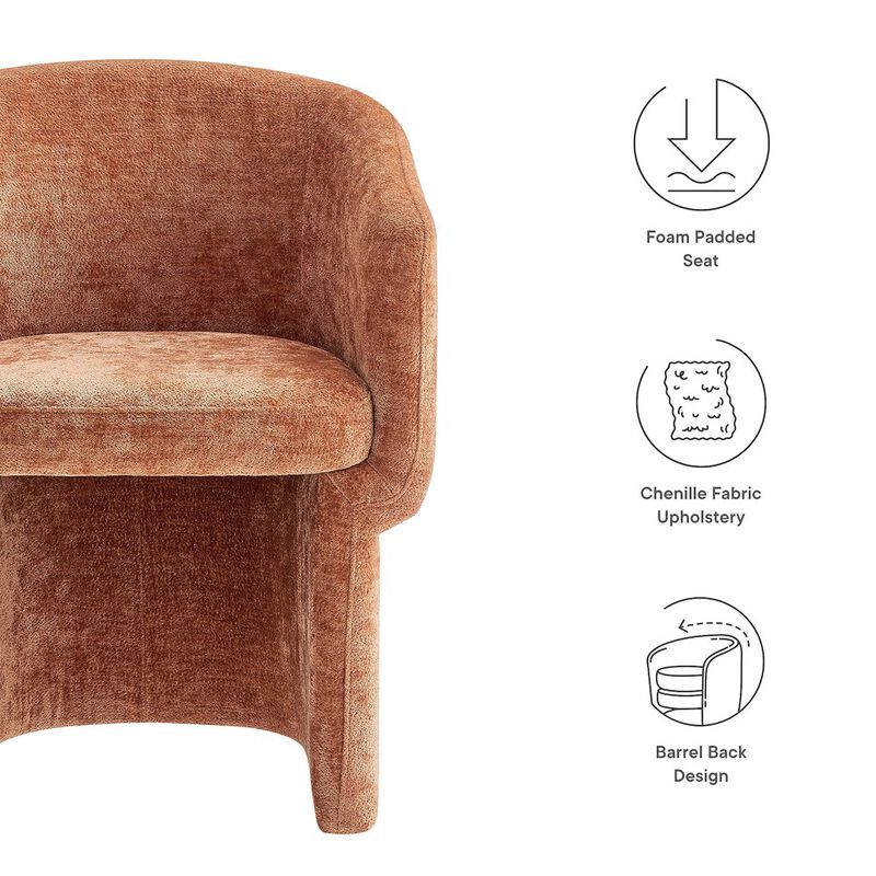 Verity Chenille Dining Armchair image number 1